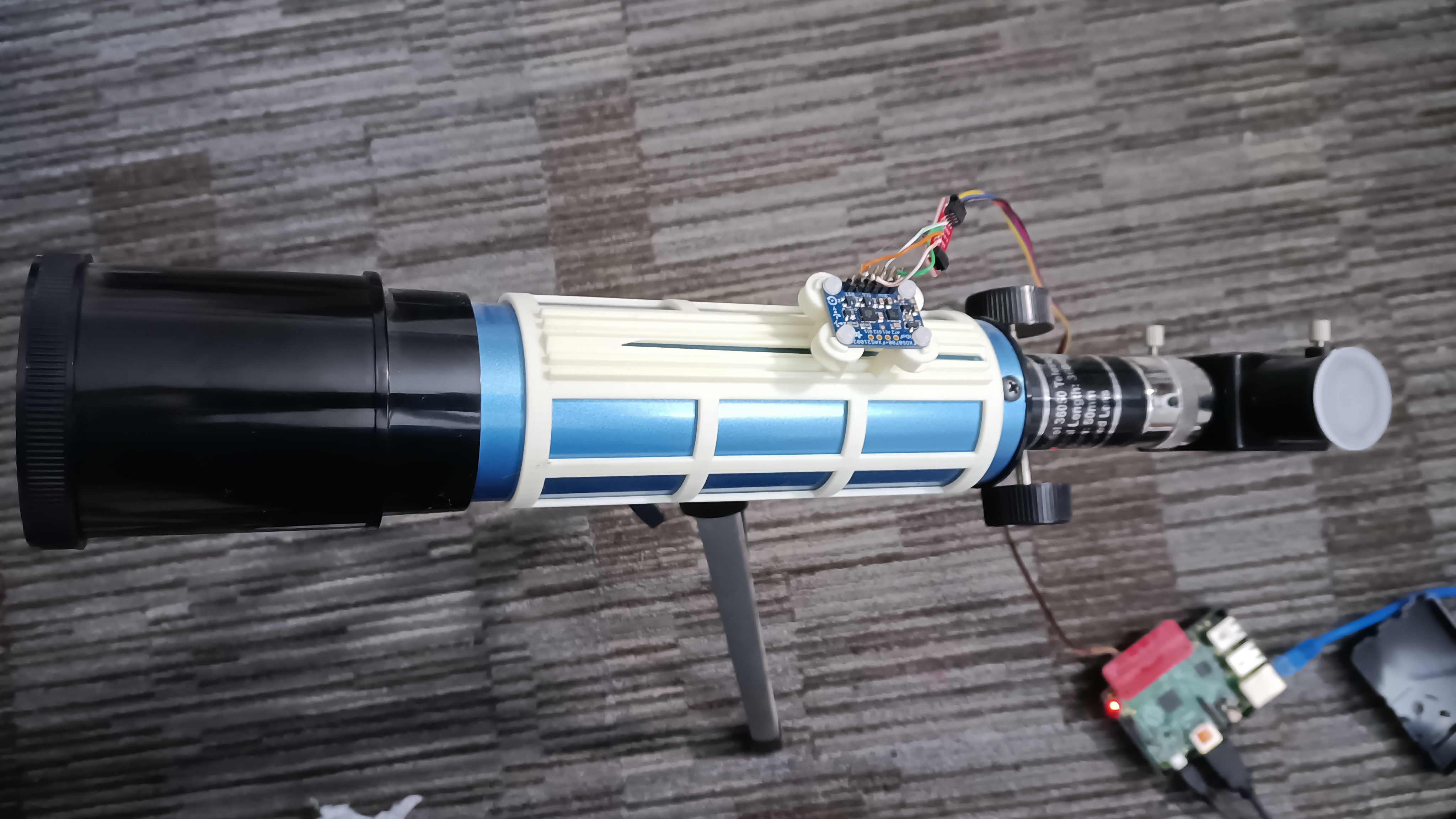 Telescope with mount