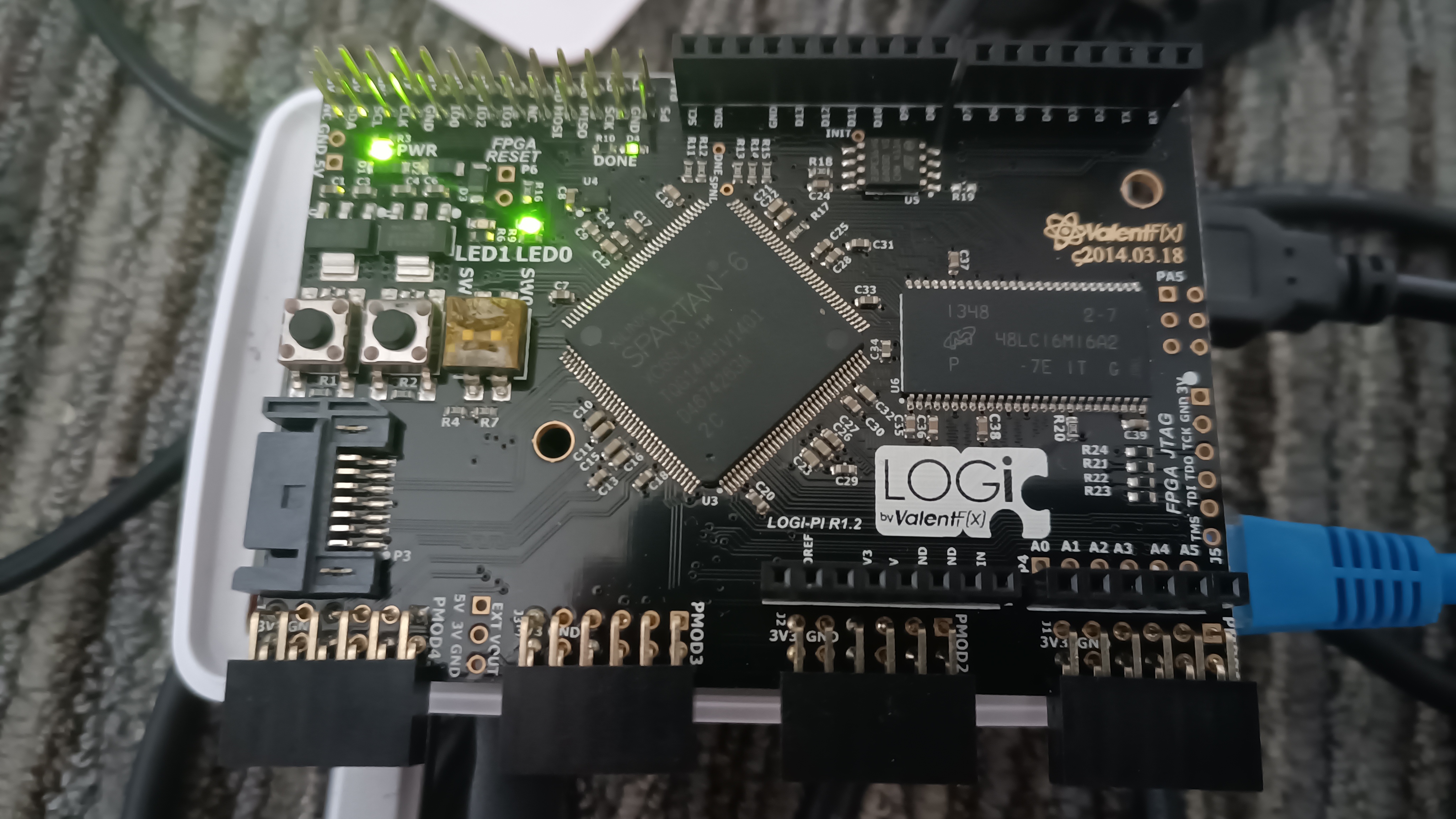The Logi-Pi FPGA board